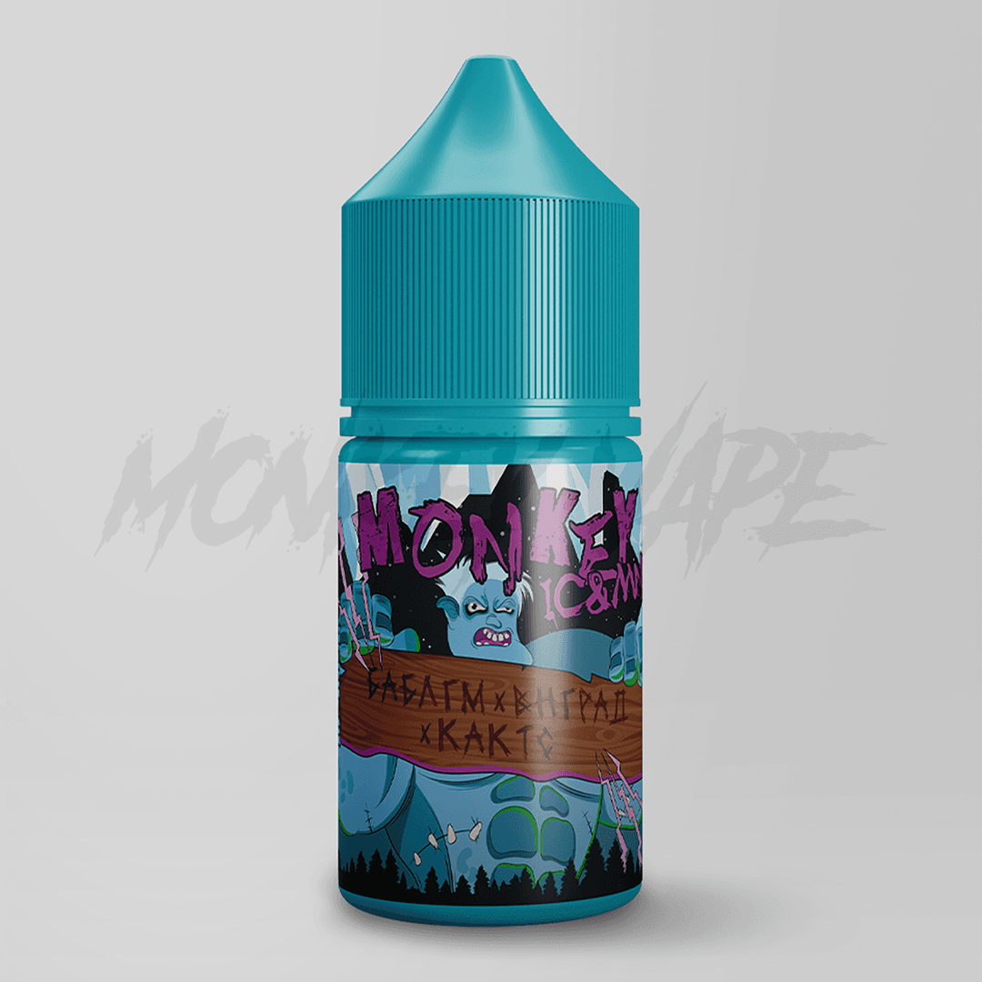Жидкость Monkey Vape ic&mnt 25 мл №3 БаблГм Внград Кактс