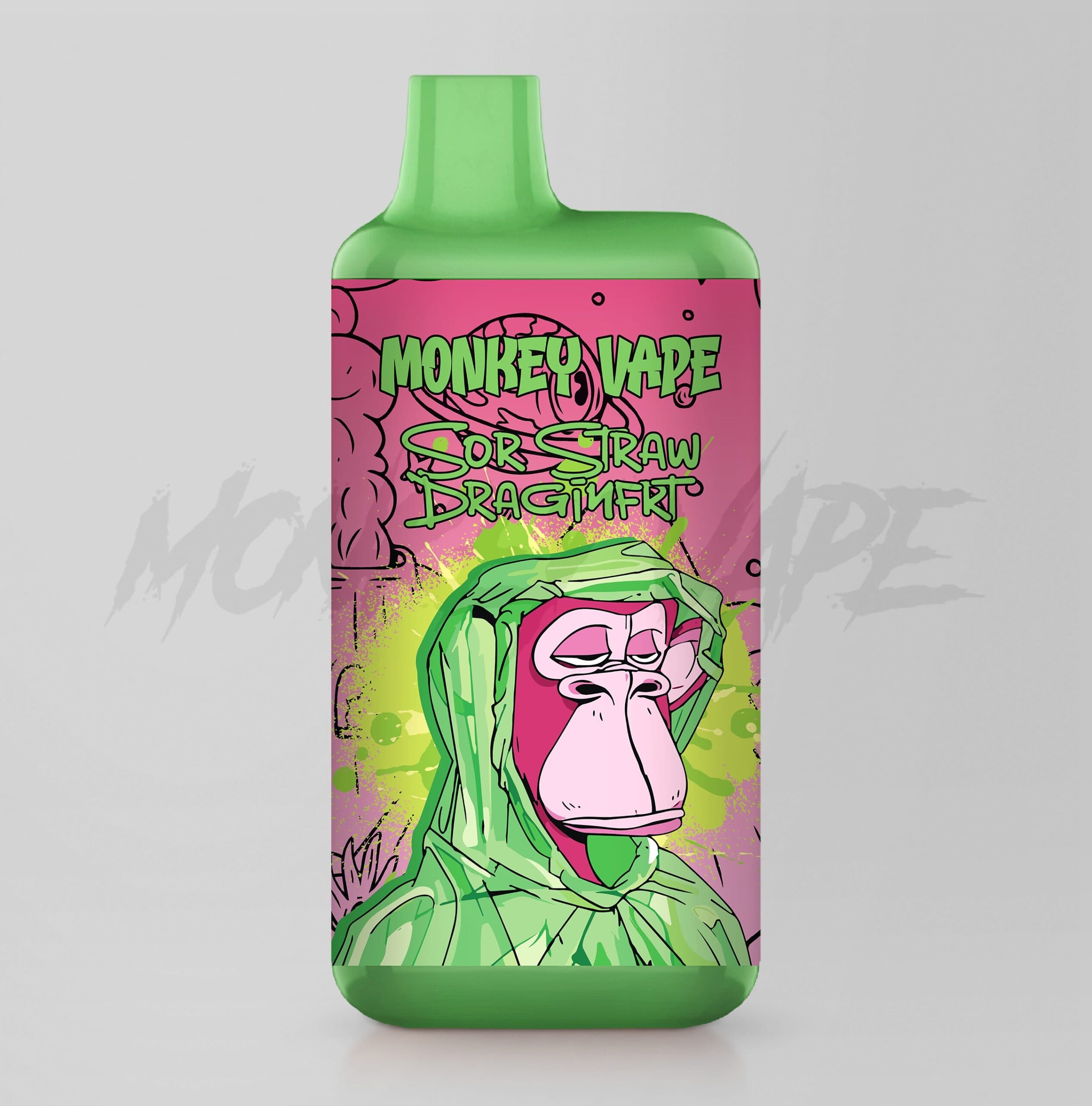 MONKEY VAPE 8000 - Sor Straw Draginfrt