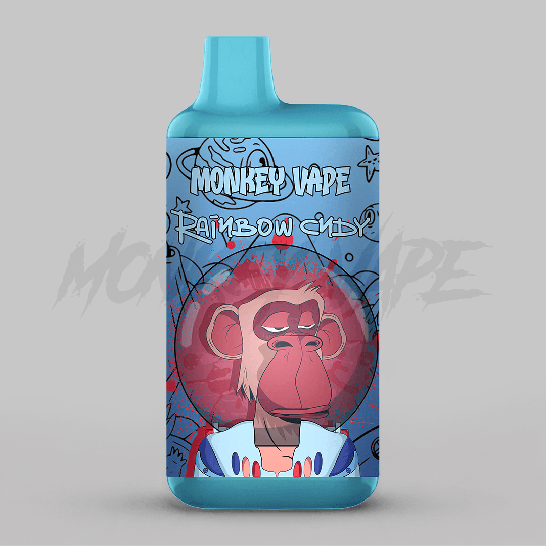 MONKEY VAPE 8000 - Rainbow Cndy