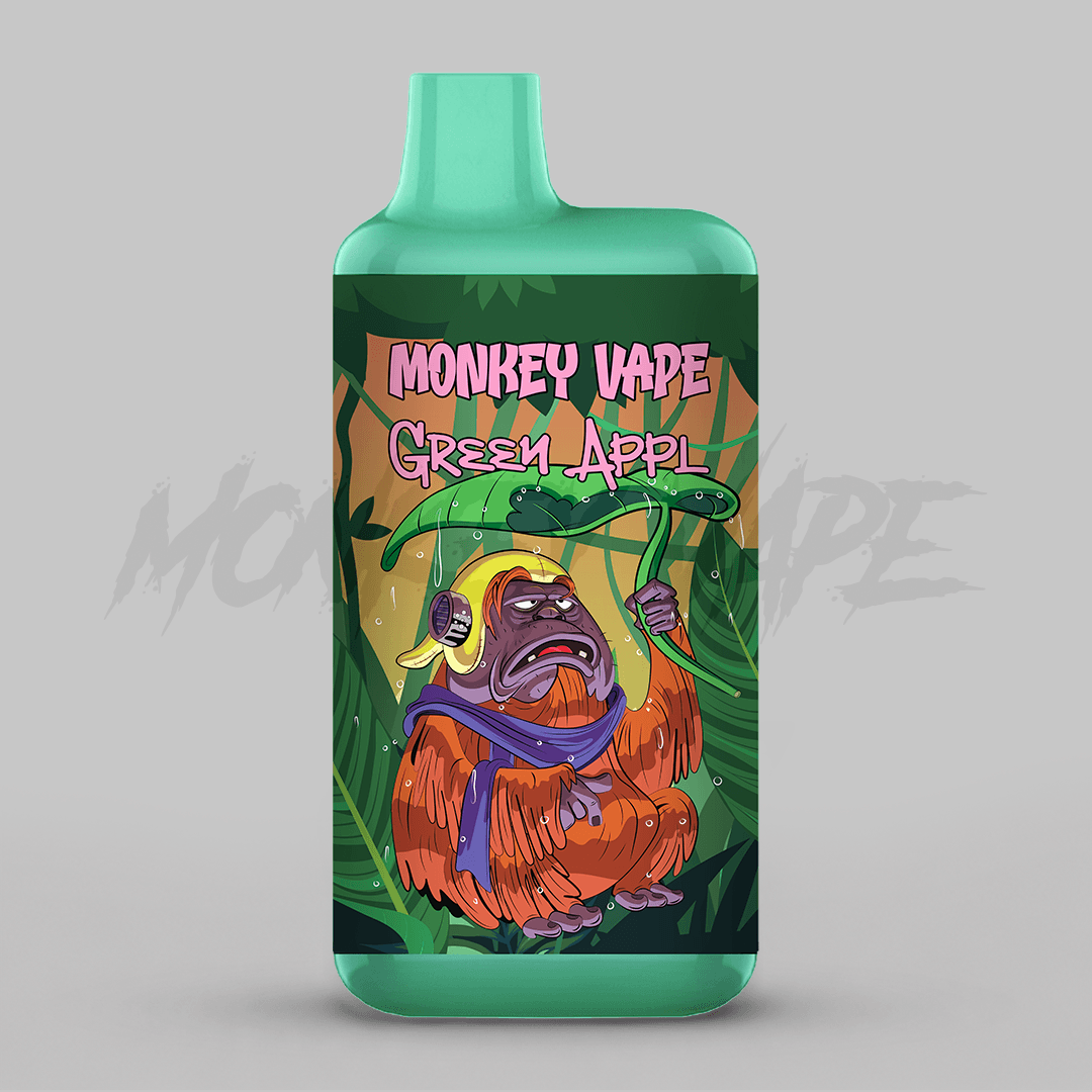 MONKEY VAPE 8000 - Green Appl