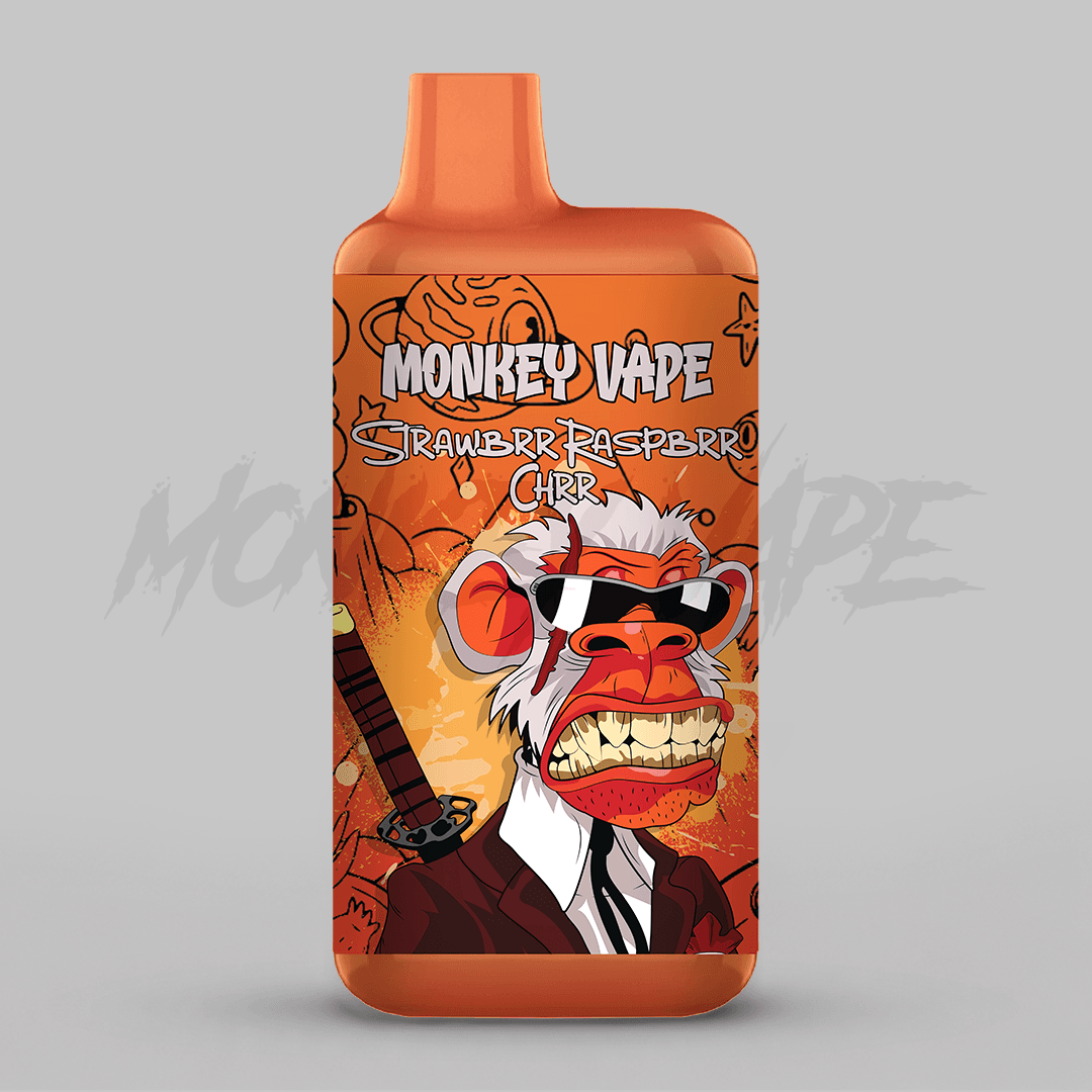 MONKEY VAPE 8000 - Strawbrr Raspbrr Chrr