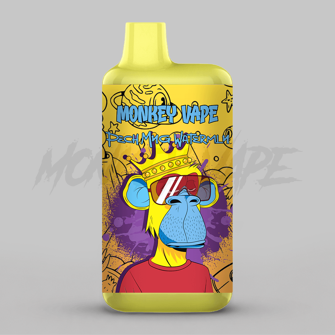 MONKEY VAPE 8000 - Peach Mng Watermln