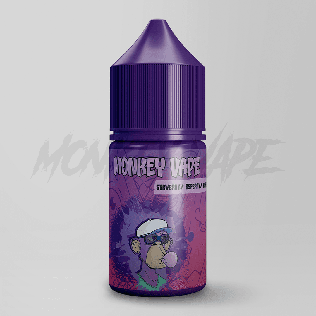 Жидкость Monkey Vape 30мл "Strwbrry/Rspbrry/Chrry"