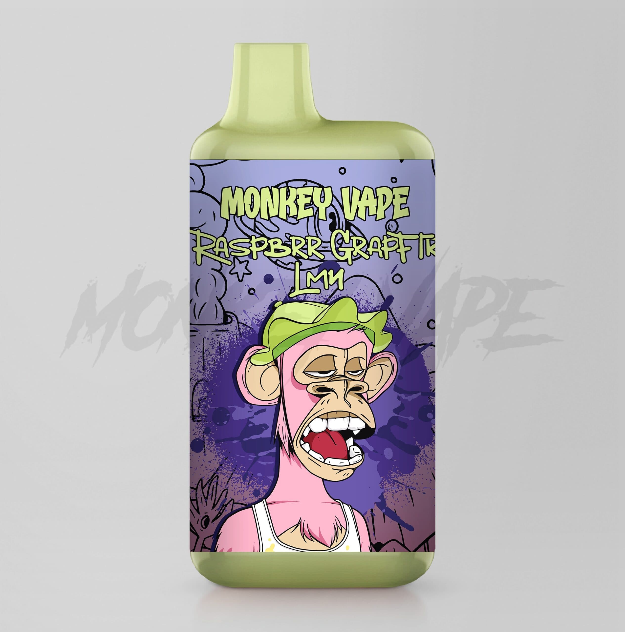 MONKEY VAPE 8000 - Raspbrr Grapfrt Lmn